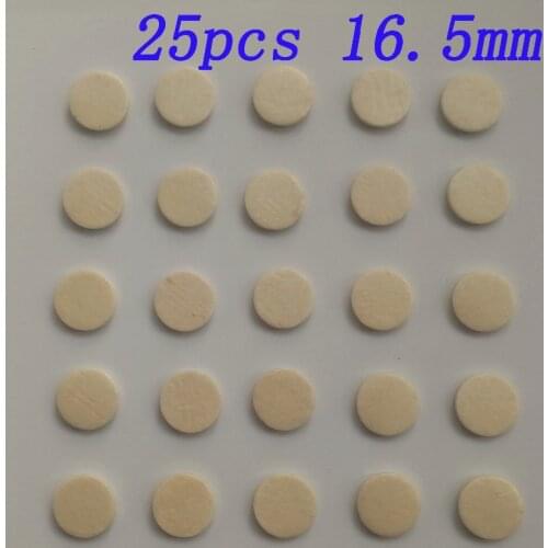 25 Pieces Clarinet Pads 16.5mm In Clarinet parts