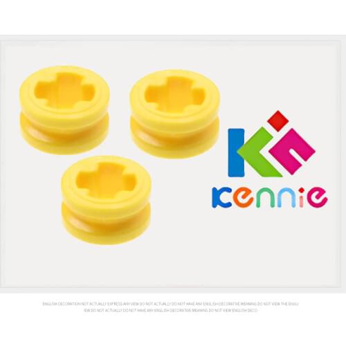 400pcs/lot Kennie DIY MOC Bulding block Compatible with Bulk Accessories 32123b 1/2 Half Bushing Cross Hole Cover Fasteners