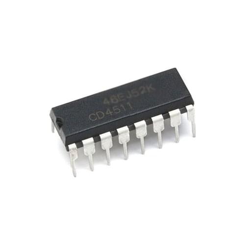 50pcs/lot DIP 4511/BCD Logic IC CD4511 DIP-16 New