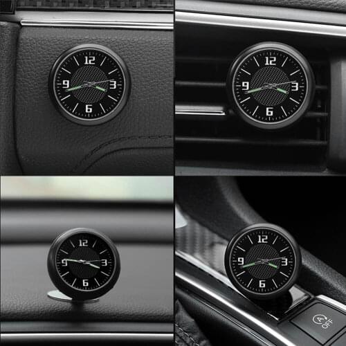 Auto Car Quartz Clock Watch Dashboard Air Outlet Decoration Ornaments For Renault Euro Clio Duster Fluence Kangoo Express Koleos