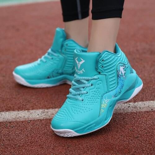 Boys Basketball Shoes High Quality Top Soft Non-Slip Kids Sneakers Thick Sole Children Sport Kid Outdoor Trainer Shoes