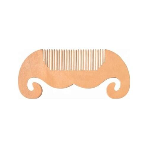 Wood Beard Shaping Tool Beard Comb Sex Man Gentleman Beard Trim Template Hair Cut modelling tools Beard Brush