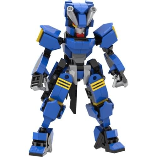 Kids Toy Action Figure Building Blocks Robots Model Kits Anime Soldier Mecha Warrior Assemble Bricks Dolls Toys For Children