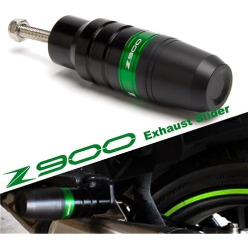 For Kawasaki Z900 2017-2021 refitting CNC exhaust pipe anti dropping ball stick anti dropping rubber bumper