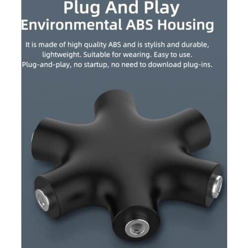 6 Way Multi Port Aux Music Sound Output Converter Cables 3.5mm Jack Earphone Audio Splitter 1 Male to 6 Female Cable