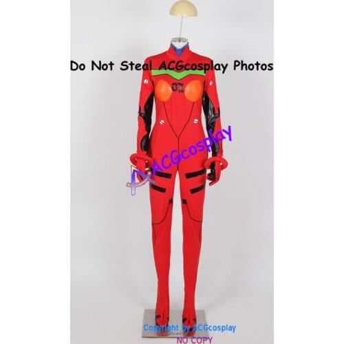 Red Costume Asuka Langley Soryu Cosplay Costume Jumpsuit style costume