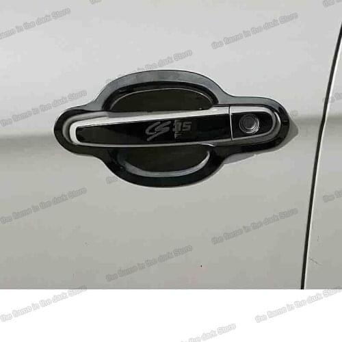 Lsrtw2017 car door handle bowl trims decoration chrome for changan cs35 2012 2013 2014 2015 2016 2017 stainless steel abs