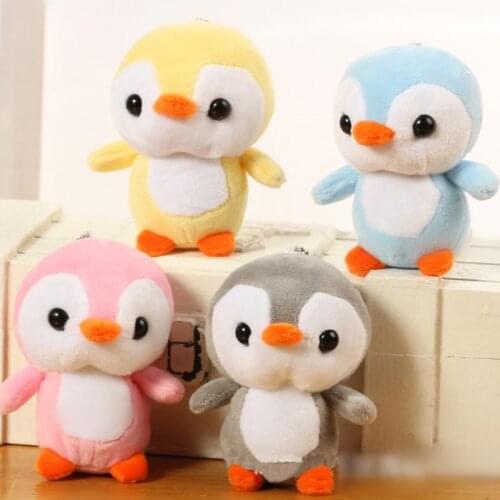 4 Colors Cute Penguin Plush Doll Animal Stuffed Plush Toys Penguin Plush Doll Size Approx 12CM/4.72IN Kawaii Plush Penguin Toys