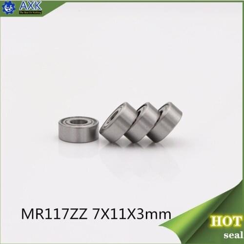 MR117ZZ ABEC-1 (50PCS) 7X11X3mm Miniature Ball Bearings L1170ZZ