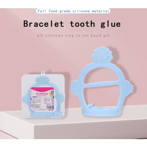 Nontoxic Silicone Teethers Baby Kids Child Finger Guard Stop Thumb Sucking Wrist Band Bracelet Tooth Glue New Arrival