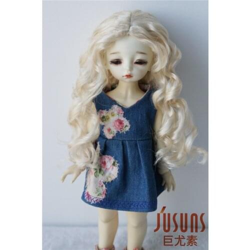 JD285 1/6 1/4 Fashion Long Wave Nobel Princess BJD Wig Size 6-7inch 7-8inch Synthetic Mohair Doll Accessories