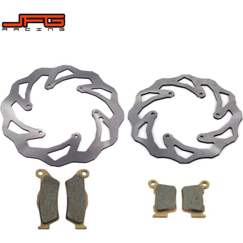 Motorcycle 220MM 260MM Front Rear Brake Discs Rotors Brake Pads For KTM EXC SX SXF XC XCF XCW XCFW 125 150 250 300 350 450 530