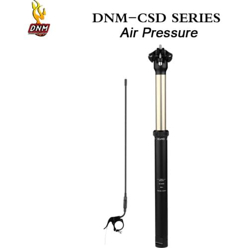 DNM CSP Wire Control Liftable MTB Bike Seatpost 30.9/31.6mm 380mm External Cable Air Dropper 125mm Travel Remote Seat Tube