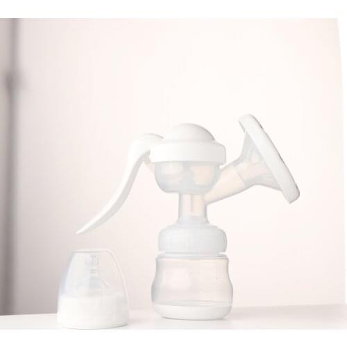 Manual Breast Pump Push Breast Pump Light Silica Gel Milk Collector Safety Baby Products Manual Strong Suction Breast Pump