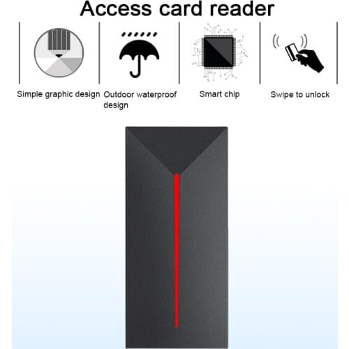 Long Range RFID Card Reader 125KHZ/13.56MHZ Proximity Card Access Control Card Reader Wiegand 26/34 IP68 Waterproof IC Reader