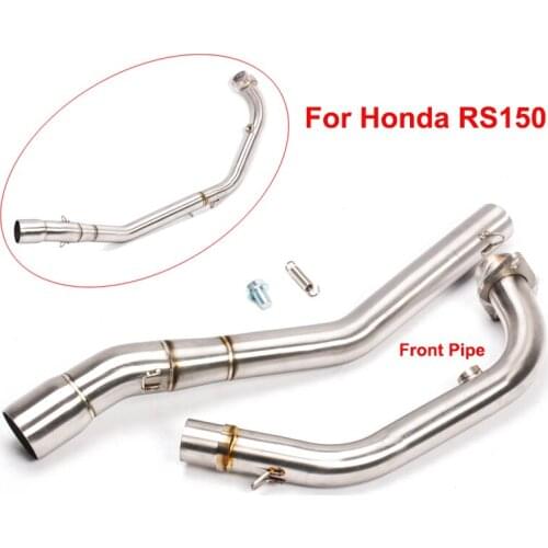 Slip on Motorcycle Exhaust System Front Link Connecting Pipe Headers for Honda RS150