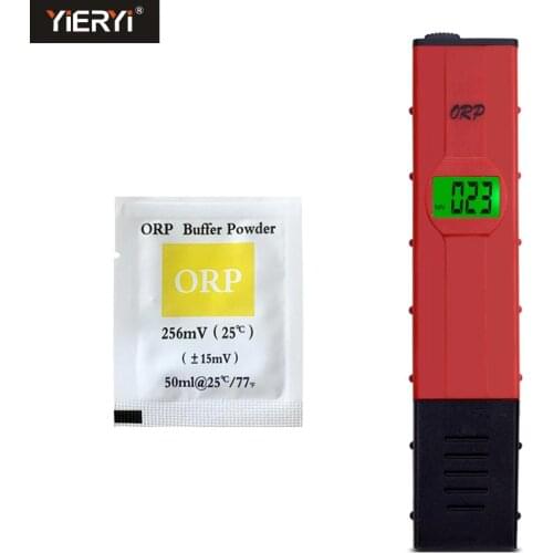 Yieryi ORP-2069 ORP Meter Pen with ORP Buffer Powder Water Quality Tester -1999~1999mV for drinking water aquarium swimming pool