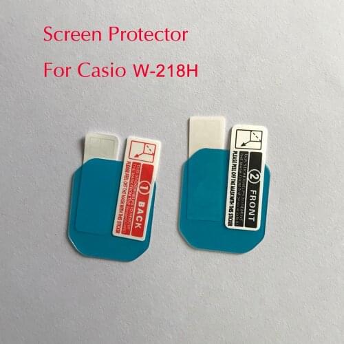 Explosion-proof Protective Film For Casio W-218H W218H W-218H-1AVDF Sport Watch Screen Protector Film Guard for Casio W-218H-1