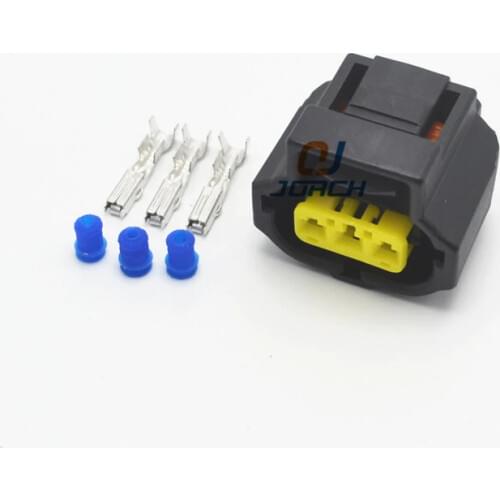 10 sets 3 pin sensor waterproof wire connector plug 174357-2 auto sealed connectors 368523-1 for Volvo S60 S80 XC60 XC90