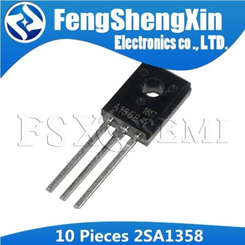 10pcs 2SA1358 TO-126F A1358 NPN TO-126 A1358-Y TRANSISTOR