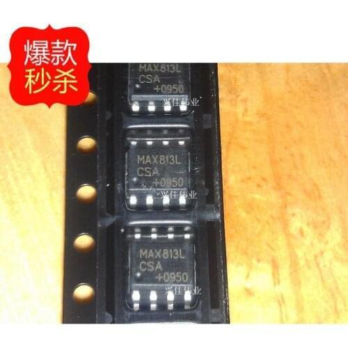 10PCS New MAX813 MAX813LCSA SOP-8 Watchdog IC monitors