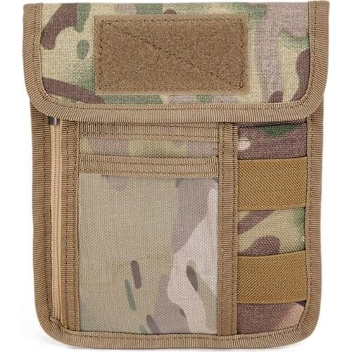 2021 Tactical Pouch File Folder Organizer Bag Military Nylon Chest Hanging Molle Card Holder In Card ID Holder