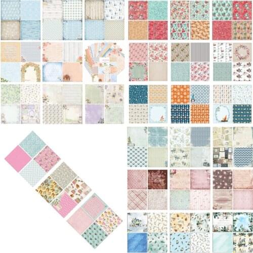 24pcs/set 6x6inch Winter pattern paper Warm Winter Scrapbooking paper pack handmade craft Background Paper Pad