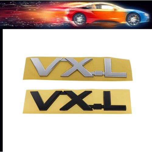 3D Premium VXL VX-L car Engine Hood Fender trunk Tail Rear Nameplate Decal Emblem Badge Sticker for Prado Land Cruiser 5.7 V6 V8