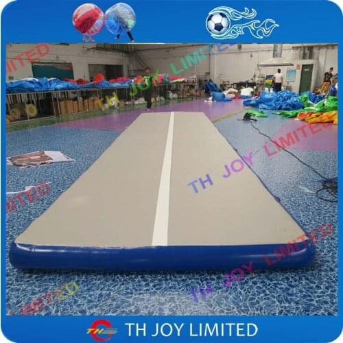 Free shipping to door! 8x2x0.2m inflatable gym air track , cheap Inflatable Used Dwf Tumbling Gym Air Track for sale