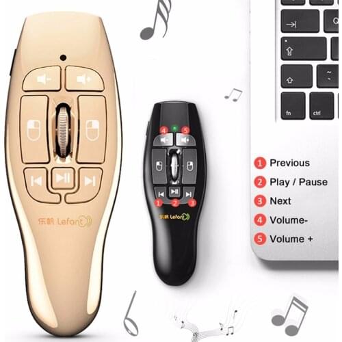 F9 2.4GHz Mini Wireless Air Flying Mouse Multimedia Somatosensory Conveniently Portable Compact Ergonomic Palm-sized