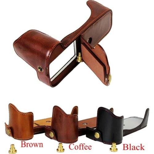 New Pu Leather Video Camera Case For Canon 760D Camera Bag Half Body Cover Bottom Case