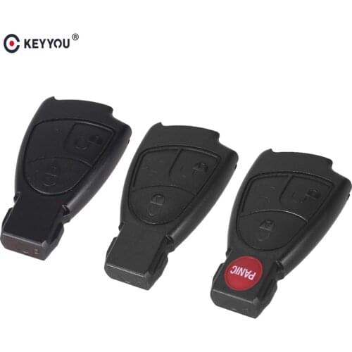 KEYYOU For Mercedes Benz B C E ML S CLK CL 2/3/4 3+1 Buttons Remote Car Key Shell Fob Smart Key Case Cover New Rreplacement