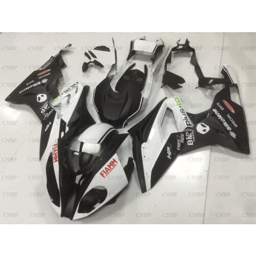 For BMW S1000 RR 2015 - 2016 Plastic Fairings S1000 RR 2016 Fairing S1000 RR 2015 Matter Black White Fairing