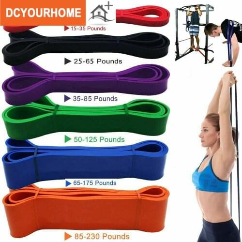 Resistance Bands Loop Crossfit Yoga Pull Up Exercise Fitness Strength Training