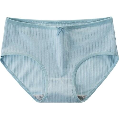 Cotton Underwear Ladies Bow Women Panties Seamless Panties Sexy Panty Female ComfortSolid ColorUnderpants Girls' Lingerie Briefs