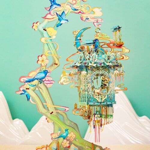 Art Model MU 3D Metal Puzzle Magpie Linglong model kits DIY Laser Cut Puzzles Jigsaw Toy For Children