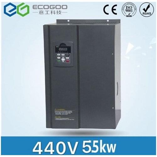Hot sale 55KW/3 Phase 440V/100A Frequency Inverter--Free Shipping- vector control 55KW inverter/ Vfd 55KW