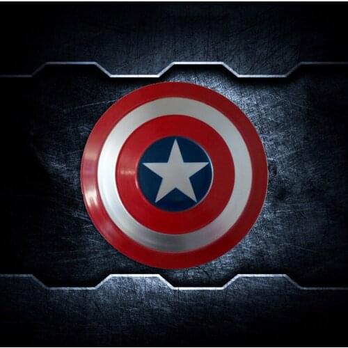 Cosplay 57cm 1:1 Super hero Captain USA Shield model CA Plastic Shield Movie Costume party Kids child Halloween Gift toy