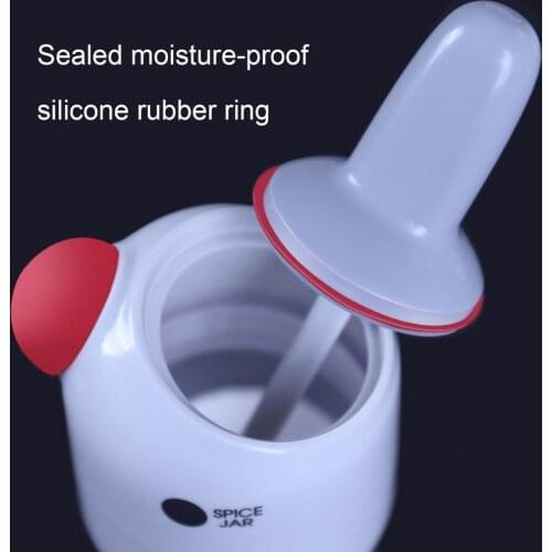 Lid Spoon Two in One Great Spices Pepper Bottles Salt Shakers Storage Sturdy Spice Container Widely Applied for Cooking