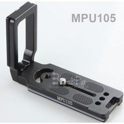 MPU-105L Quick Release Plate 38 x 105mm with 1/4" Screw Mount for Benro Arca-Swiss Tripod Ballhead