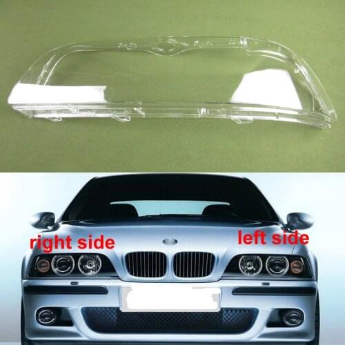 For BMW 5 Series E39 520 525 528 530 2000~2003 Headlamps Transparent Cover Headlamp Housing Headlamp Shell Lens Glass Lampshell