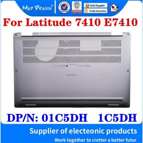 New Original 01C5DH 1C5DH For Dell Latitude 7410 E7410 Laptop Access Panel Door Cover Bottom Cover Base Lid Back Shell Silver