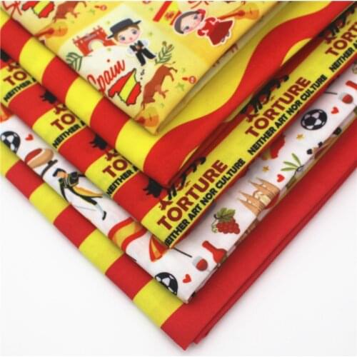 Half yard 45*140cm cartoon girl Tissue Kids Home Textile polyester cotton fabric mask 1464