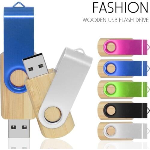 USB 2.0 laser engraving logo customized wooden reversible usb flash drive pendrive 4GB 8GB 16GB 32GB 128GB memory stick gift