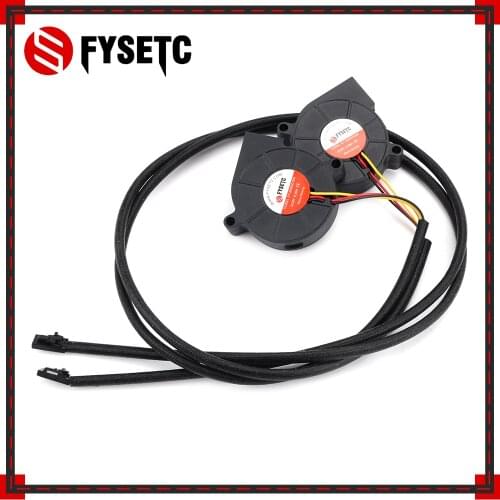 5pcs Prusa i3 MK3 3D Printer Parts DC 5V 5015 Blow Radial Cooling Fan Hydraulic Sleeve Bearing Front Print Fan Cooler Radiator