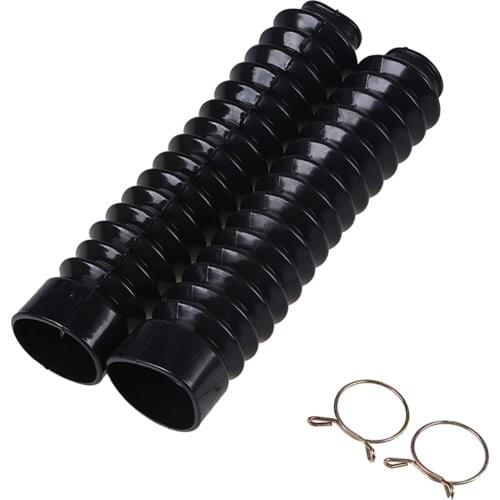 Front Suspension Fork Cover Shock Absorber 210x42x25mm Black