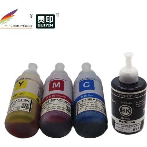 Refill Ink Bottle for Epson T774 774 664 T664 EcoTank ET-4550 ET-16500 ET-3600 L655 L605 L1455 L656 L606 Multipack
