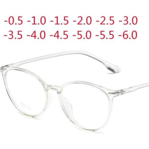 Prescription Make for myopia glasses Cat Eye Frame Women Optical Eyewear Myopia Spectacle -0.5 -1.0 -1.5 -2.0 To -6.0