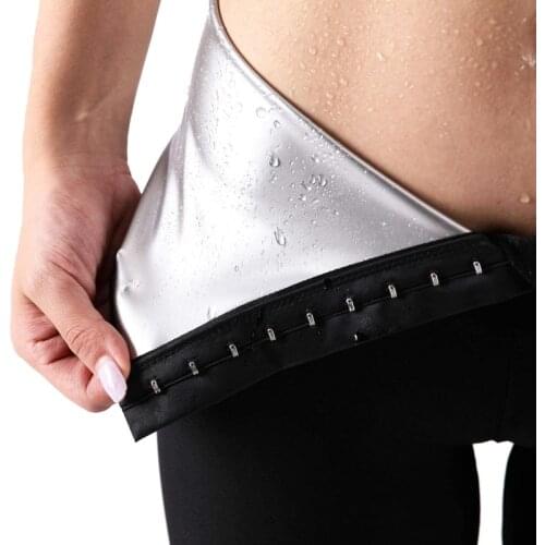 Women Hot Sweat Sauna Short Femme Shapewear High Waisted Above Knee Pants Mid Thigh Workout Suit Weight Loss Lower Body Shaper