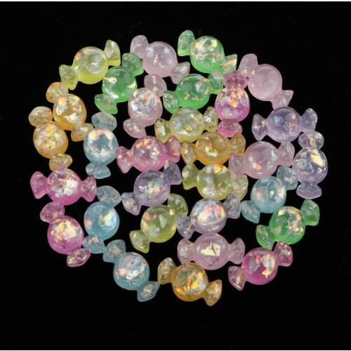 30pcs Candy Flatback Cabochon Charms Embellishment DIY Ornament
